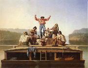 George Caleb Bingham Die frohlichen Bootsleute Spain oil painting artist
